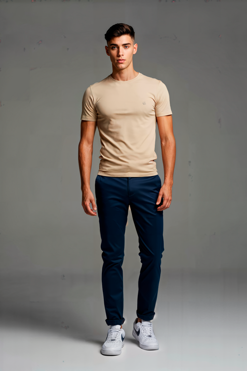 Camiseta Algodão Egípcio Cru