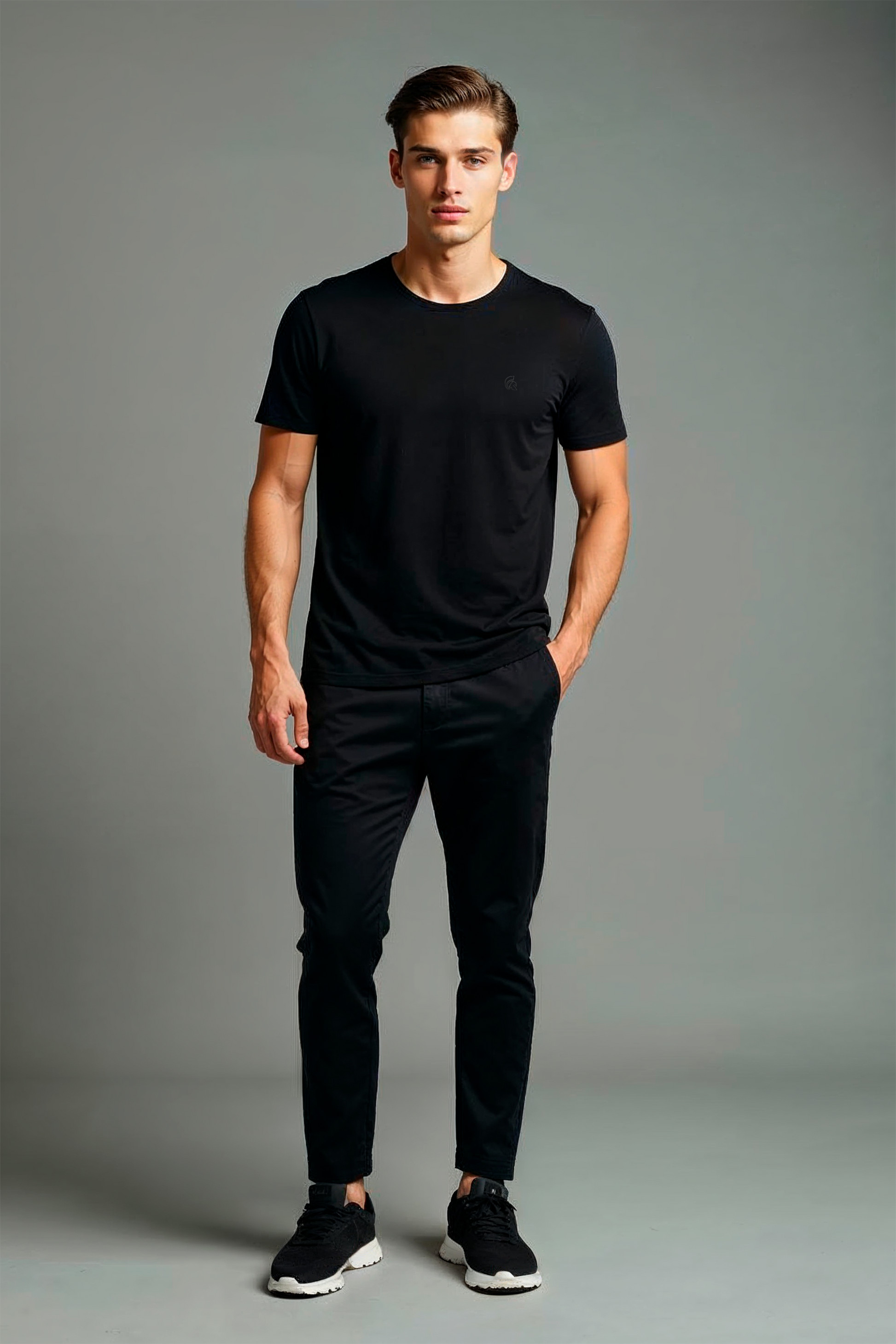 Camiseta Algodão Egípcio Preta