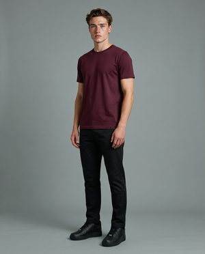 Camiseta Algodão Egípcio Vinho