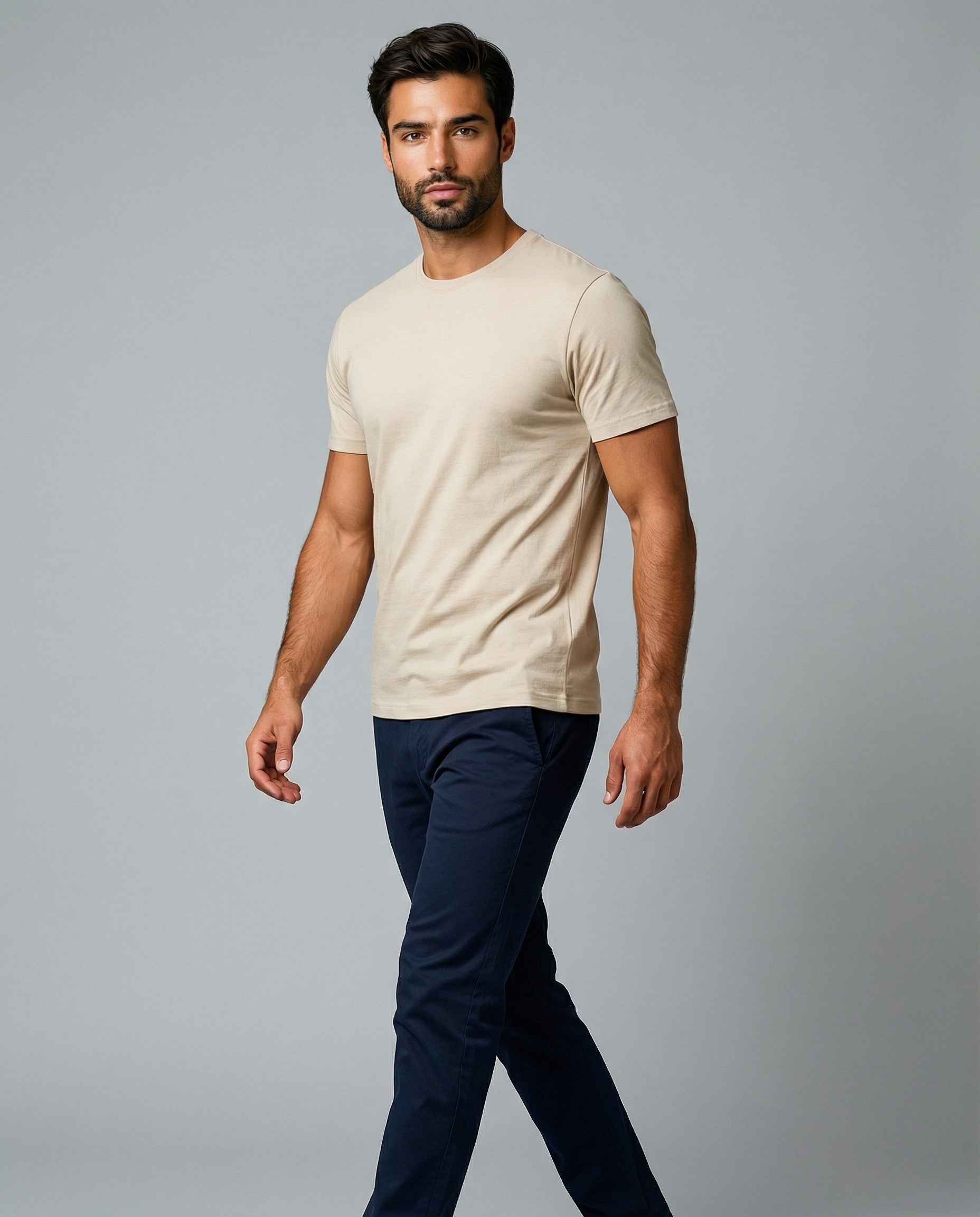 Camiseta Algodão Egípcio Cru