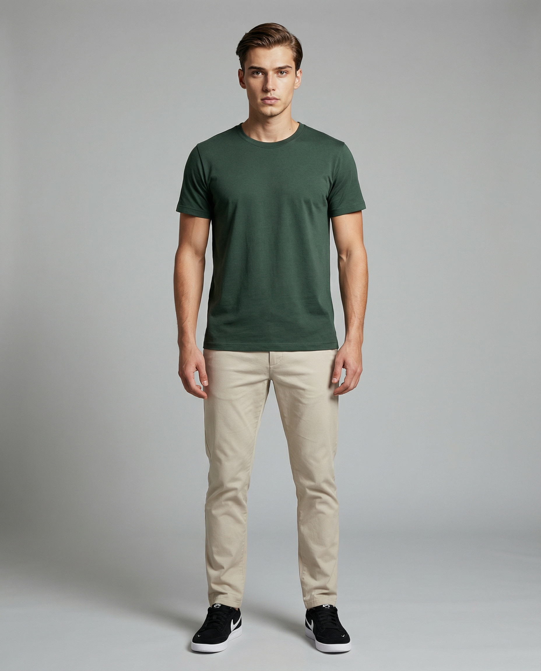 Camiseta Algodão Egípcio Verde