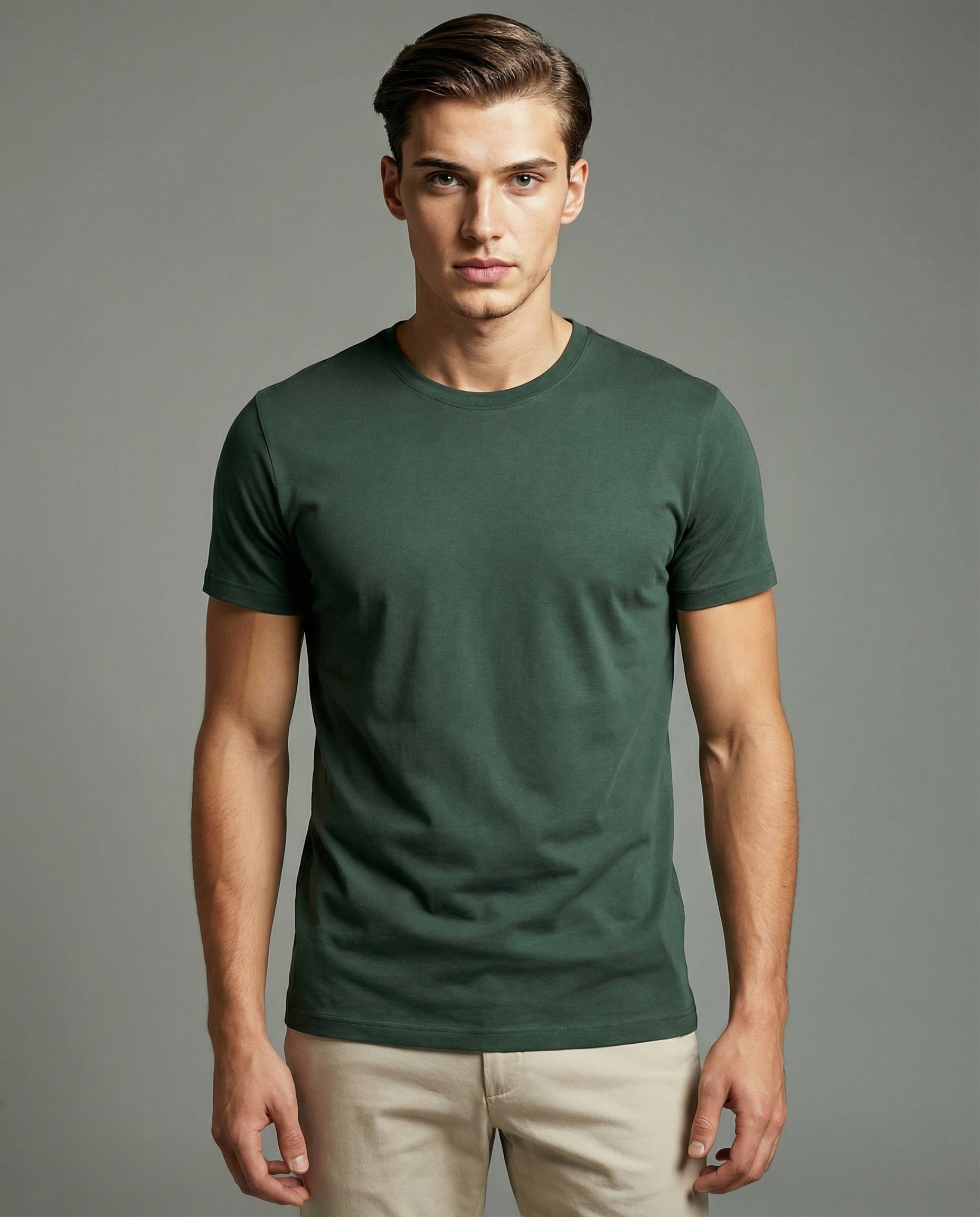 Camiseta Algodão Egípcio Verde