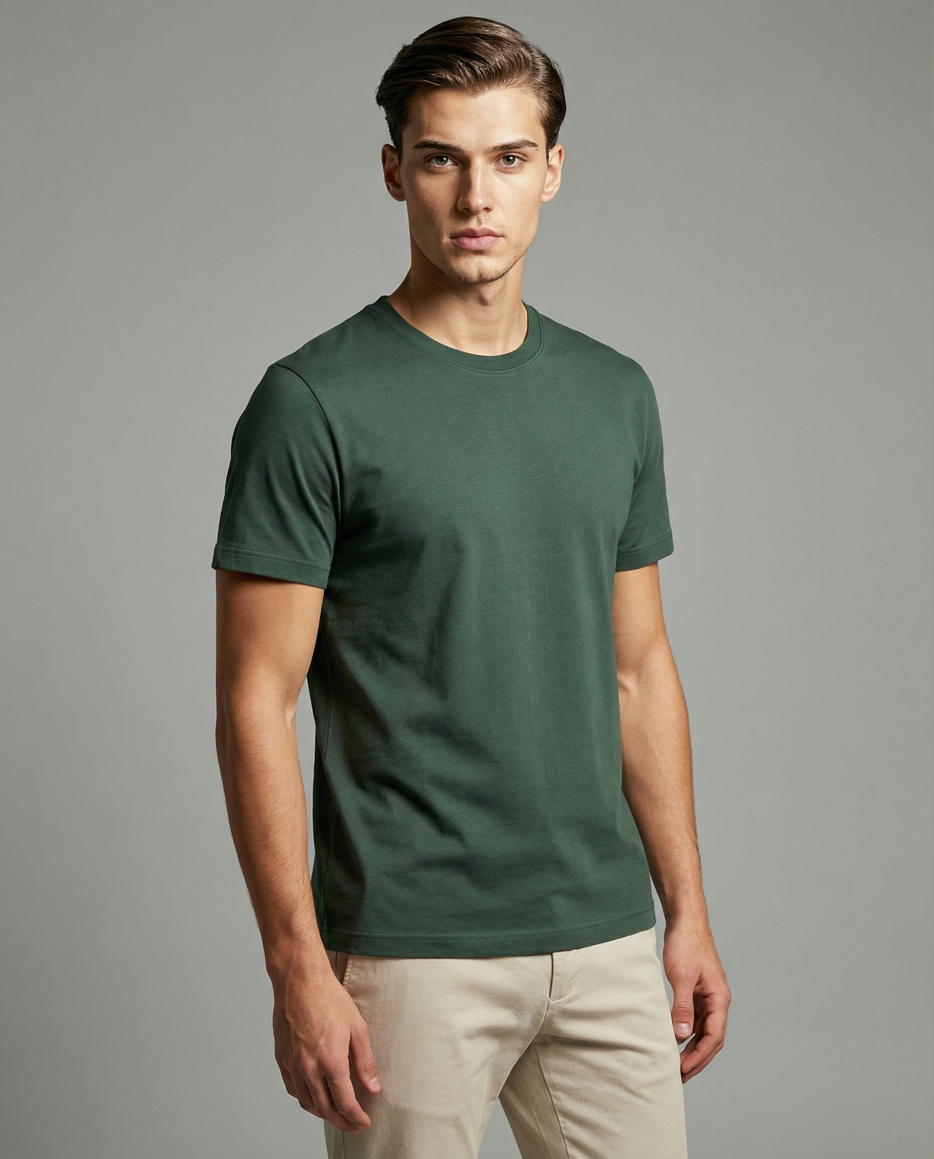 Camiseta Algodão Egípcio Verde