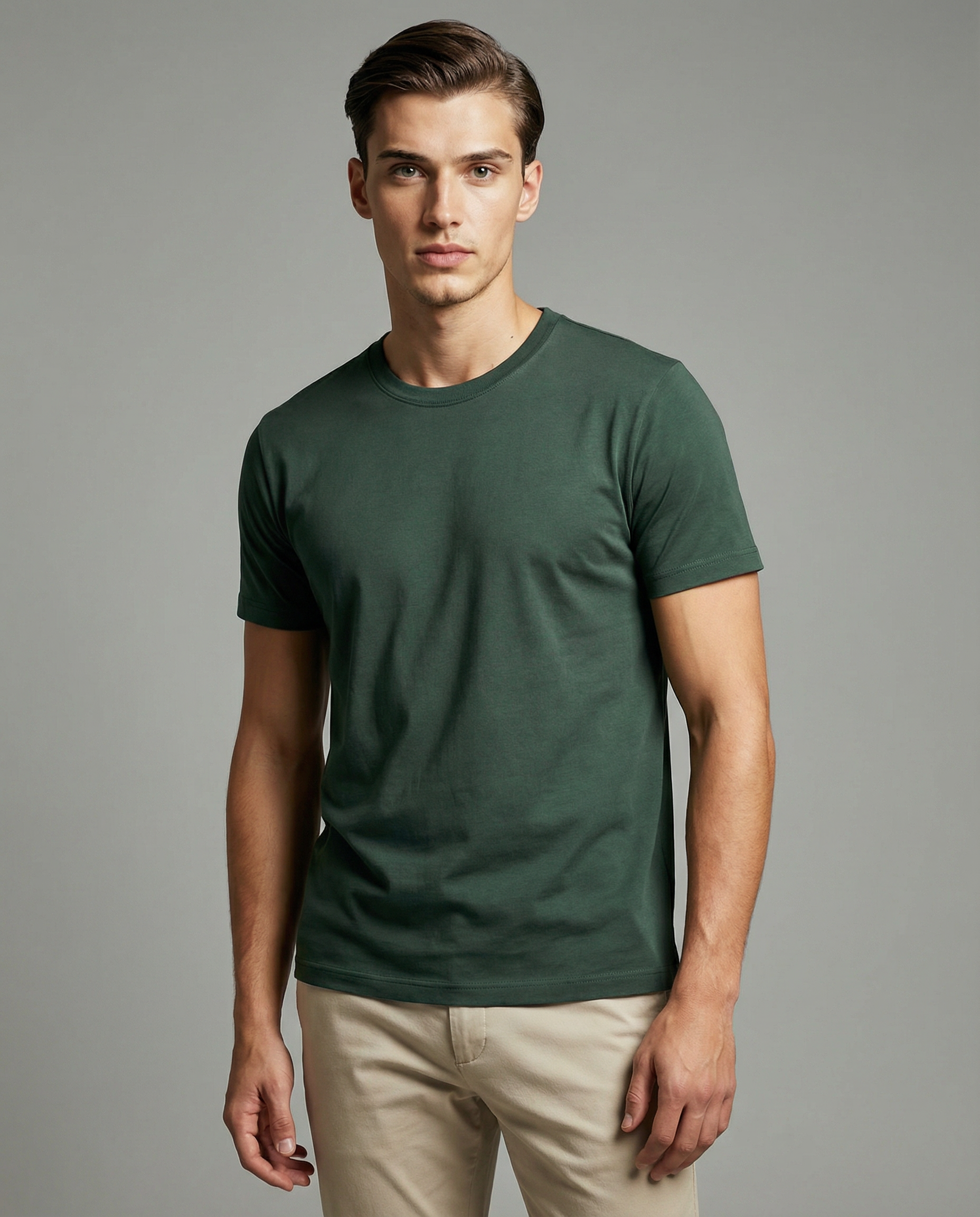 Camiseta Algodão Egípcio Verde