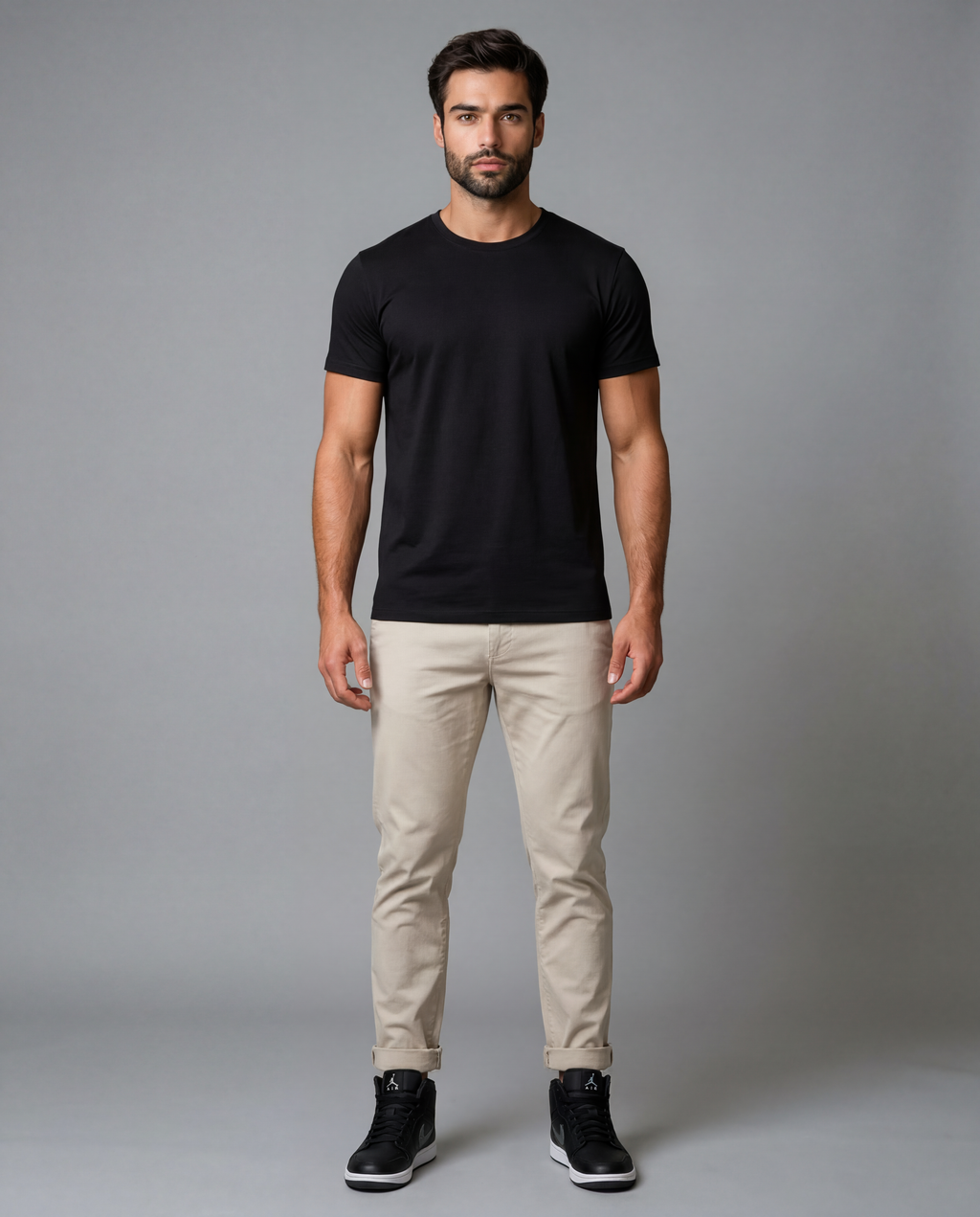 Camiseta Algodão Egípcio Preta