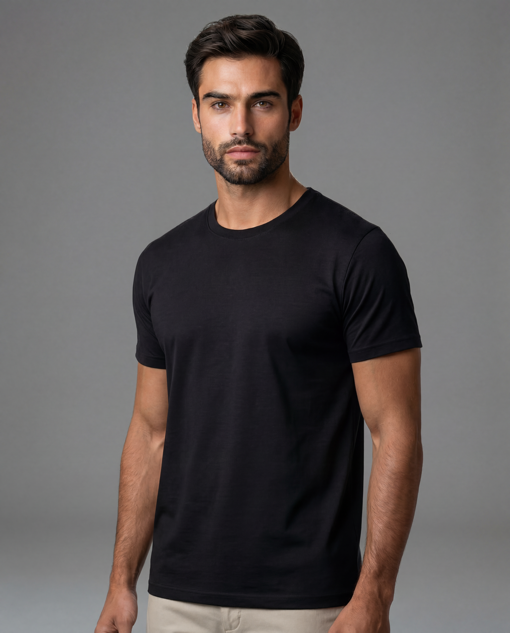 Camiseta Algodão Egípcio Preta